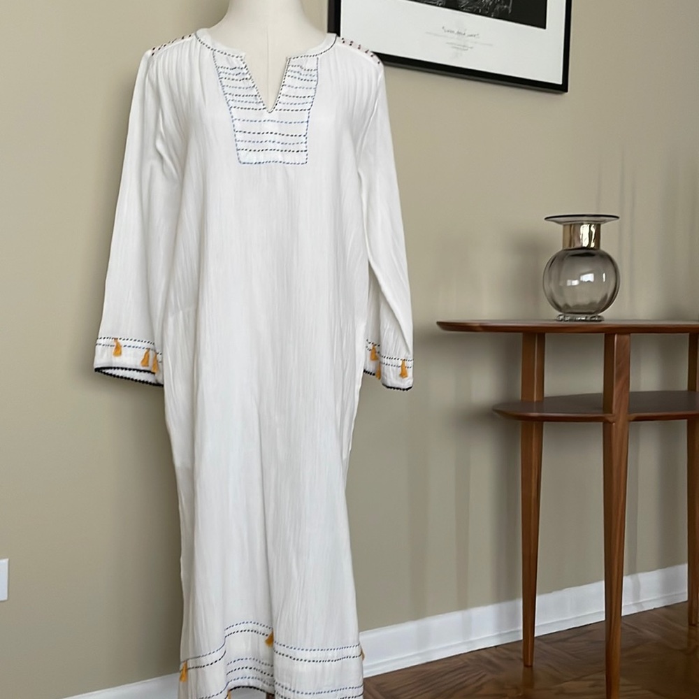 Gauze Tunic Dress